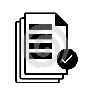 Files accepted Vector icon which can easily modify or edit .