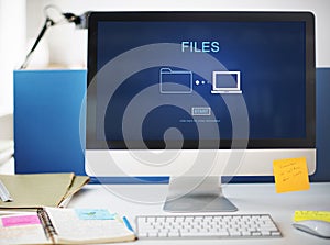 Files Data Information Message Network Share Concept