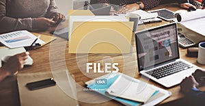 Files Folder Data Document Storage Concept