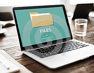 Files Folder Data Document Storage Concept