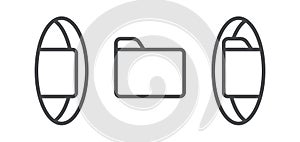 Files folder data transfer design