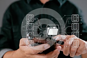 Files, knowledge, and documentation in a business with ERP, use a Document Management System DMS, an online documentation