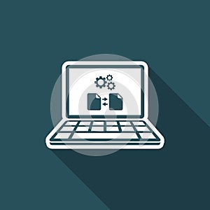 Files transfer settings icon