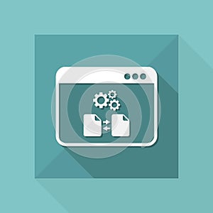 Files transfer settings icon