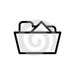 Files vector thin line icon