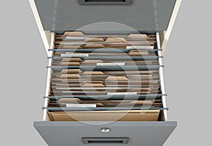Filing Cabinet Drawer Open Tax