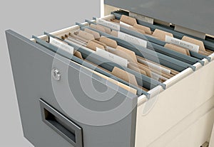 Filing Cabinet Drawer Open Tax