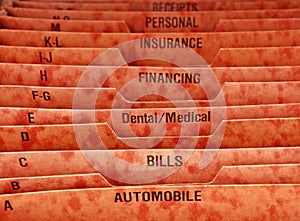 Filing Folder for Bills