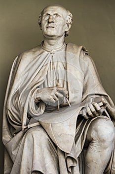 Filippo Brunelleschi statue in Florence, Italy photo