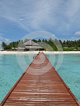 Filitheyo Jetty in the Maldives