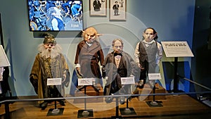 Filius Flitwick and Unci Unci. The making of Harry Potter. Warner Bros Studios London