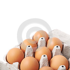 Filled egg carton package
