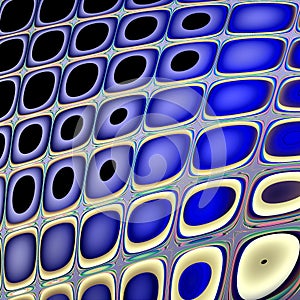 Filled and empty cell spaces fractal photo