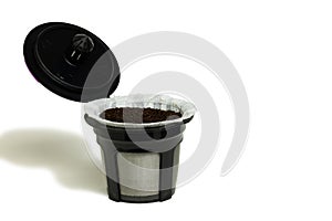 A Filled Reusable Coffee K Cup