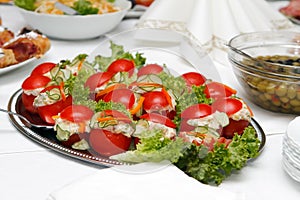 Filled tomatoes