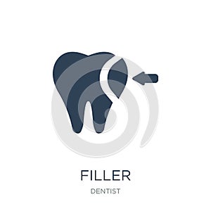 filler icon in trendy design style. filler icon isolated on white background. filler vector icon simple and modern flat symbol for