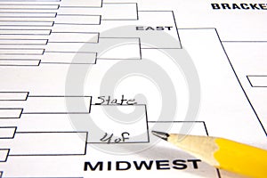 Filling in the Bracket photo