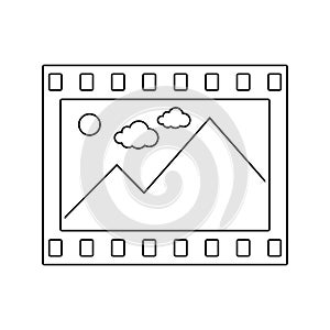 Film frame icon