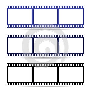 Film frame tape Easy icon. illustration