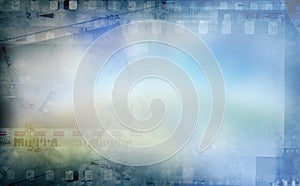 Film frames background