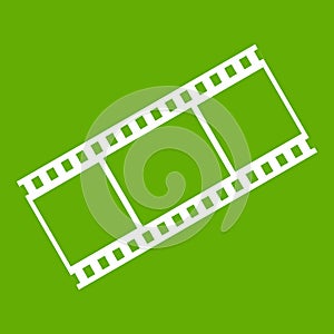 Film with frames icon green