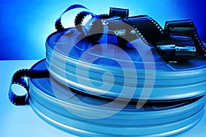 Film and movie film reel canisters