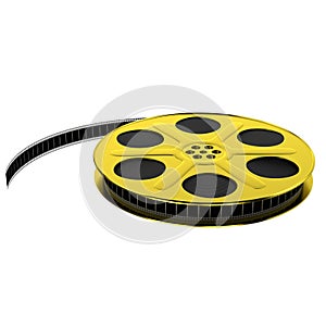 Film reel, 3d