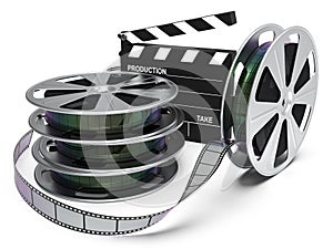 Cinema entertainment film reel photo