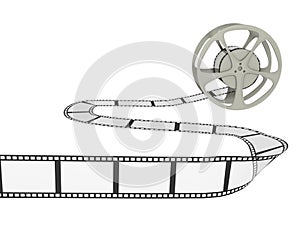 Film Reel with Strip