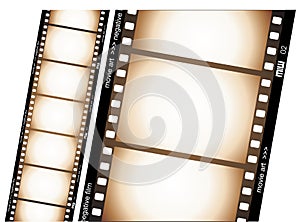 Tira de fotogramas de película 