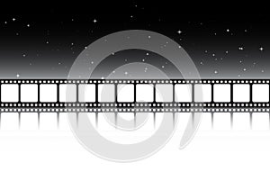 Film strip background banner