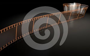 Film Strip Curled