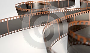 Film Strip Curled