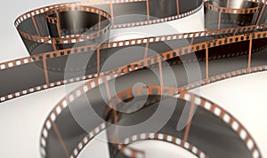 Film Strip Curled