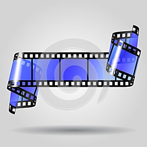 Tira de fotogramas de película 