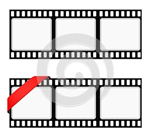 Film strip frame background