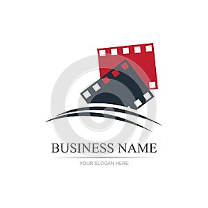 film strip Logo Template vector illustration design