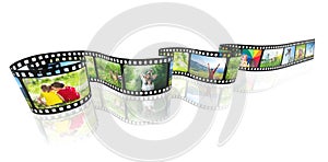 Film strip media concept image