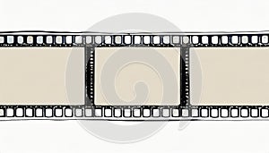 Tira de fotogramas de película 