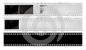 Film strips - vintage blank film strip frame