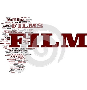 Film word cloud