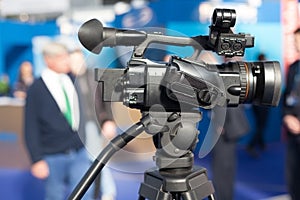Filming an event with a video camera