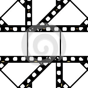 Filmstrip background frame