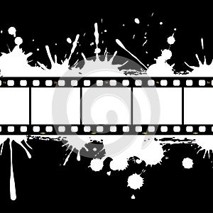 Filmstrip background frame