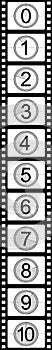 Filmstrip countdown