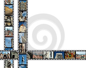 Filmstrips of Prague