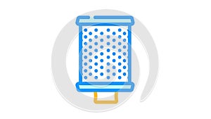 filter air cleaning machine part color icon animation