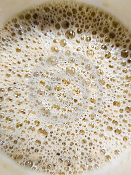 Filter Coffee babbles hot beverages