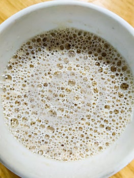 Filter Coffee babbles hot beverages