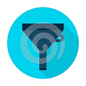 Filter Flat Circle Icon